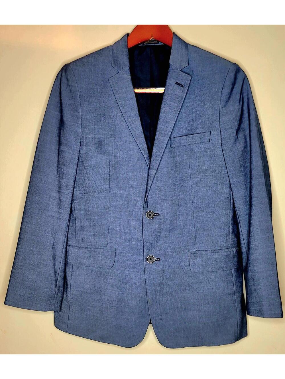 CALVIN KLEIN Junior Blue Blazer Size 16 youth